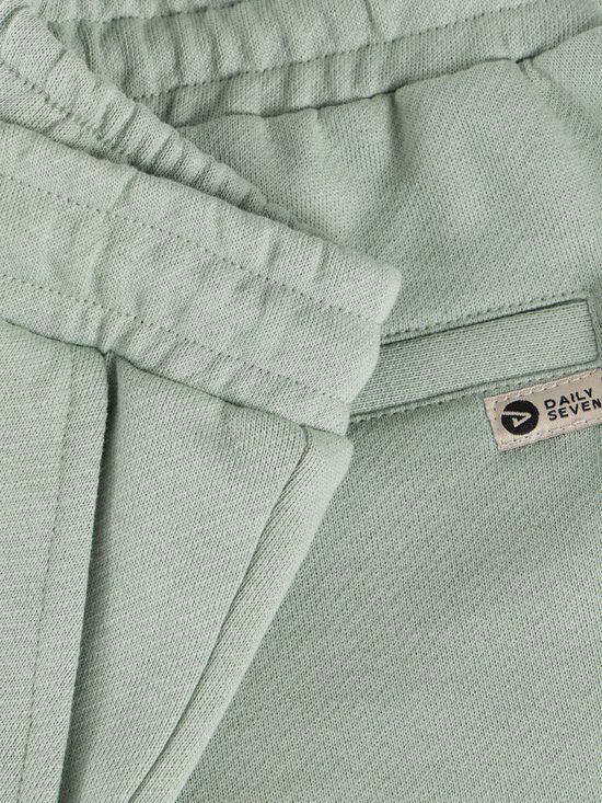 Daily7 Jongens sweat short groen met trekkoord 128