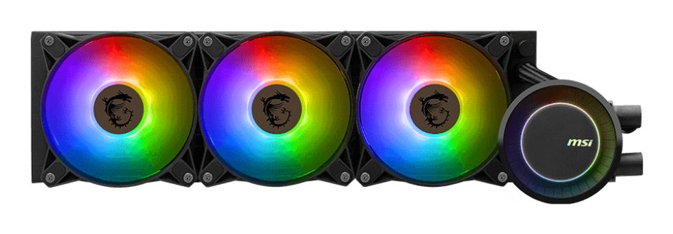 MSI MAG CoreLiquid E360 - Liquid Cooling System - 3x 120mm Fans - Black
