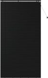 vidaXL Venetiaanse jaloezie zwart 130 x 250 cm 35 mm