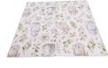 Unyqoos® Tapis de jeu pour bébé doux et pliable avec motif de lapin pour intérieur et extérieur