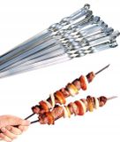 nieznany producent 20x RVS Spiesjes voor Grill & Kamperen - 50cm lang
