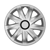 NRM KANDO wieldoppen zilver 13 inch set van 4