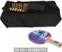 Sporti Set de raquettes (sac + 20 raquettes) Shooter