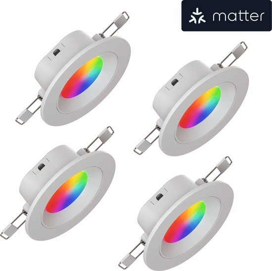 Nanoleaf Matter 3" Inbouwspot - Slimme Verlichting - 3 Inch - 4 Stuks