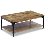 VidaXL Table basse 100x60x38 cm bois de manguier