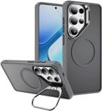 Selected by GSMpunt.nl Samsung Galaxy S26 Ultra Hoesje MagSafe Back Cover met Camera Stand Grijs