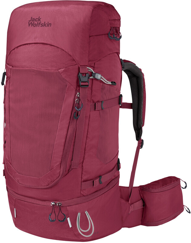Jack Wolfskin Highland Trail 50+5 Backpack Women, rood