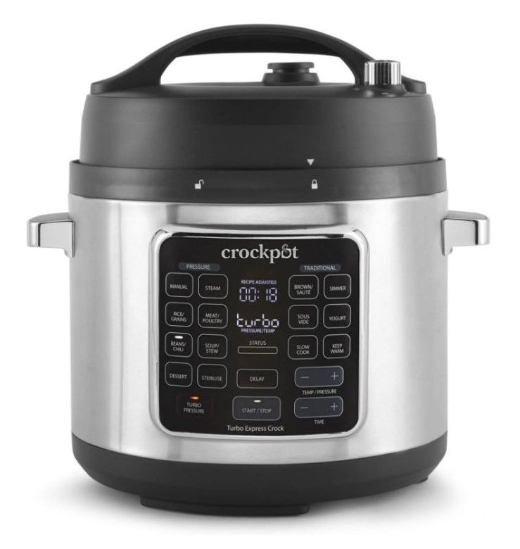 Crock-Pot Express Pot Turbo - Multicooker - 5.6L - Zwart/RVS
