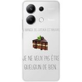 Xiaomi Eat Cakes Siliconen hoesje compatibel met Xiaomi Redmi Note 13 4G