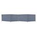 Merkloos / Sans marque Blauw/wit gestreept polyester windscherm/strandscherm/camping scherm 500 x 90 cm - privacy scherm