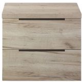 BES LED Seville Seville Badmeubelset 60 cm - Wastafelblad Craft Oak Edge Greep