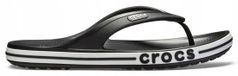 Crocs Bayaband Serie Flip Sandalen Zwart/Wit 46-47