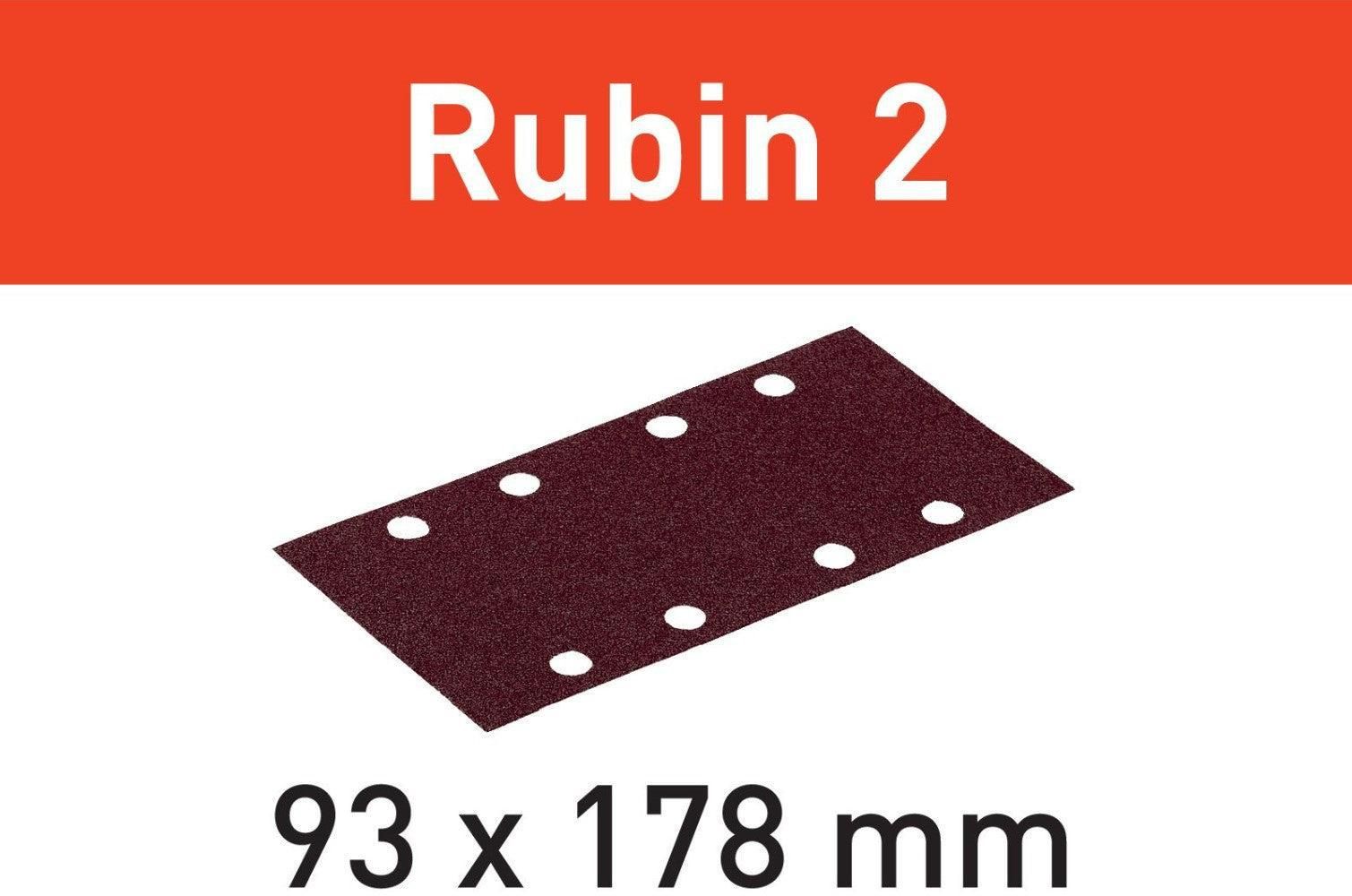 Schuurstroken STF 93x178/8 P180 Rubin 2 - 50 stuks