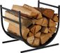 Relaxdays Houtopslag - 40x46x38 cm - binnen - zwart