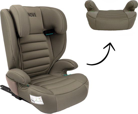Novi Baby® James Premium i-Size Autostoel - Taupe - 100-150 cm - Isofix