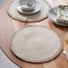 NOUS Living placemat katoen/jute (Ø40 cm) (set van 2)