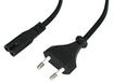 Lindy 30422 electriciteitssnoer Zwart 3 m CEE7/16 C7 stekker