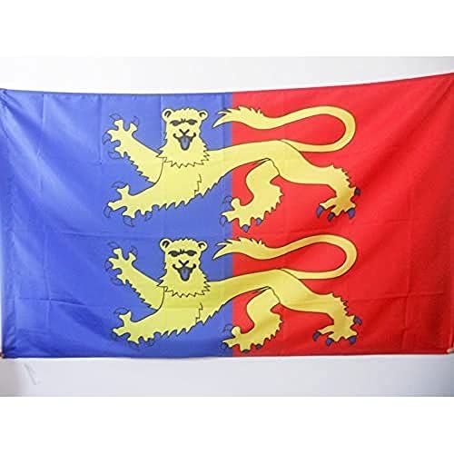 Manche Department Flag 150x90cm - France Flag 90 x 150 cm - Banner 3x5 ft with hole - AZ FLAG