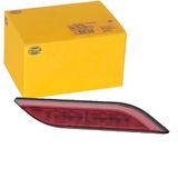 HELLA 2NE 013 343-081 Mistachterlamp - Shapeline Style Slim - LED - 24/12V - Geschroefd - Lenskleur: Rood - Stekker: AMP - 2-polig - Rechts achter