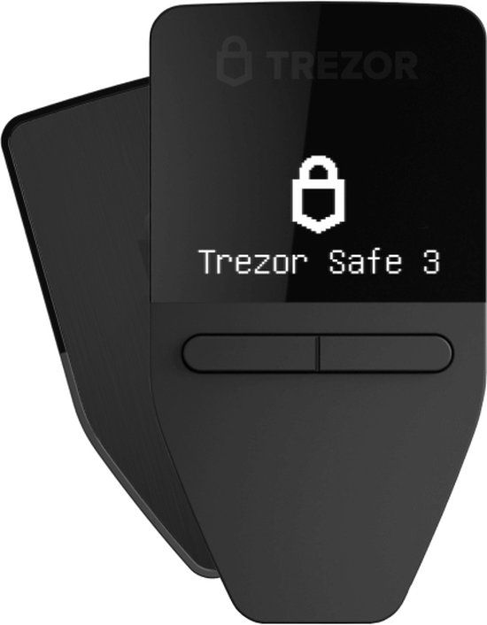 Trezor Safe 3 - Crypto Hardware Wallet - Cosmic Black