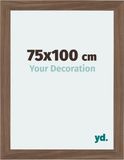 Your Decoration Cadre photo 75x100 cm MDF Noyer Foncé Mura