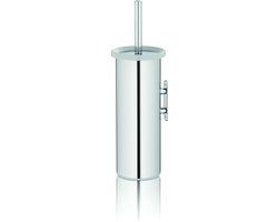Kela Alor Toiletborstel met Wandbevestiging - Grijs - 12x12x12 cm
