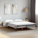 vidaXL Bedframe hout metaal grijs sonoma eiken 140x200 cm