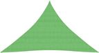 vidaXL Zonnezeil 160 g/m² 5x5x6 m HDPE Lichtgroen