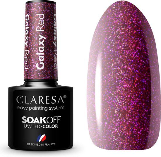 Claresa UV/LED Gellak 5ml Galaxy Red
