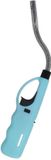 Flame Classics Briquet - col flexible - briquet BBQ/cuisine/cheminée - bleu - 27 cm