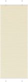 vidaXL Plissé rolgordijn 80x200 cm stofbreedte 79,4 cm polyester crème