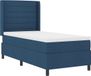 vidaXL Boxspringbed met kussens en hoofdbord, blauw, 200 x 80 cm, stof