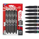 Sharpie S-Gel | Gelpennen | Medium punt (0,7 mm) | Diverse kleuren | 8 stuks