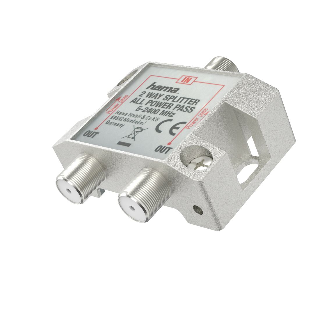 Hama 00205231 Cable Splitter - Silver