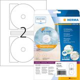 Merkloos HERMA 5115 CD/DVD Etiketten Wit - 50 stuks