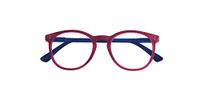 El Charro Leesbril Model Louisiana Rood/Blauw Dioptrie +1-1