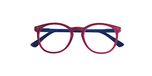 El Charro Leesbril Model Louisiana Rood/Blauw Dioptrie +1-1