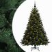 vidaXL Sapin de Noël artificiel avec 300 LED blanc chaud et 210 cm de hauteur