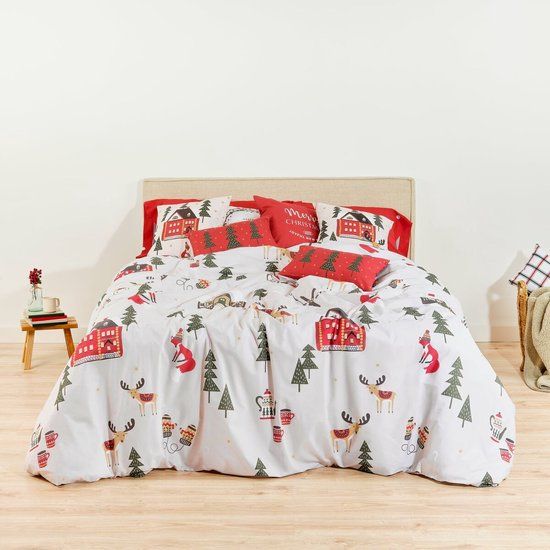 BL BELUM Noorse hoes Muaré Laponia - Tweepersoons - 155 x 220 cm - Multicolor