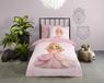 Pure dekbedovertrek prinses - 1 persoons 140x200/220 cm - Roze - Microvezel