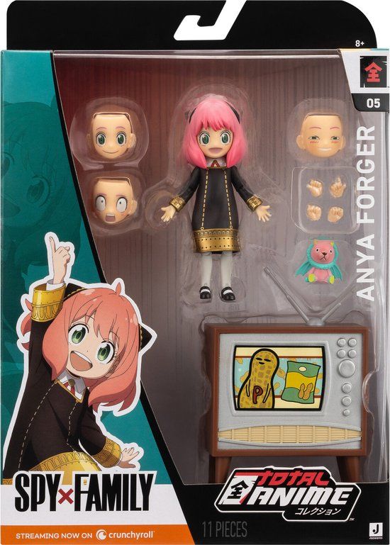 Jazwares Total Anime 16,5cm Figuur Spy X Family Anya