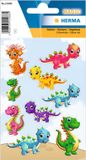Herma stickervel 'kleine dino's', met glitterstickers