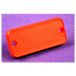 Hammond Electronics 1455CPLRED-10 Plaque d'extrémité (l x l x h) 8 x 54 x 23 mm ABS Rouge 10 pièce(s)