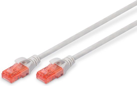 Digitus DK-1612-010 - Netwerkkabel - RJ45 CAT6 - 1 m - Grijs
