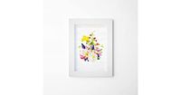 Homemania HOMRK-FRAME-007 Afbeelding met lijst natuur, bloemen, meerkleurig, 30 x 3,6 x 40 cm