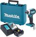 Makita DTD 153 RM1E clé à chocs sans balai 18 V 170 Nm 1/4" + 1x batterie 4,0 Ah + chargeur + mallette