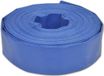vidaXL - Platte slang - 3 inch - 50 meter - PVC - Blauw