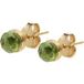 Sloya Aurora Peridot Pierre Boucles d'oreilles pour Femmes