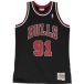 Mitchell & Ness NBA Chicago Bulls Dennis Rodman T-shirt Zwart Heren Maat M