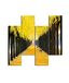 Homemania Muurafbeelding Avenue met bomen, 4 stuks, natuur en landschappen per woonkamer, meerkleurig, 76 x 0,3 x 50 cm, HM204PMDF44, MDF